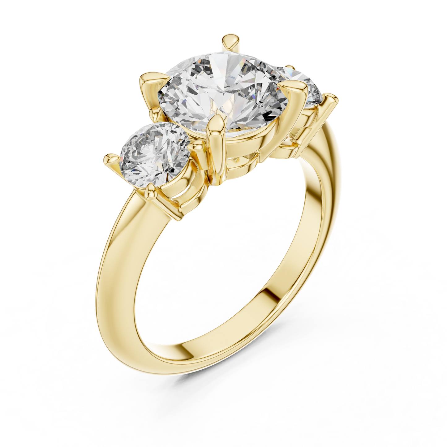 Ledis Three-Stone Diamond Ring