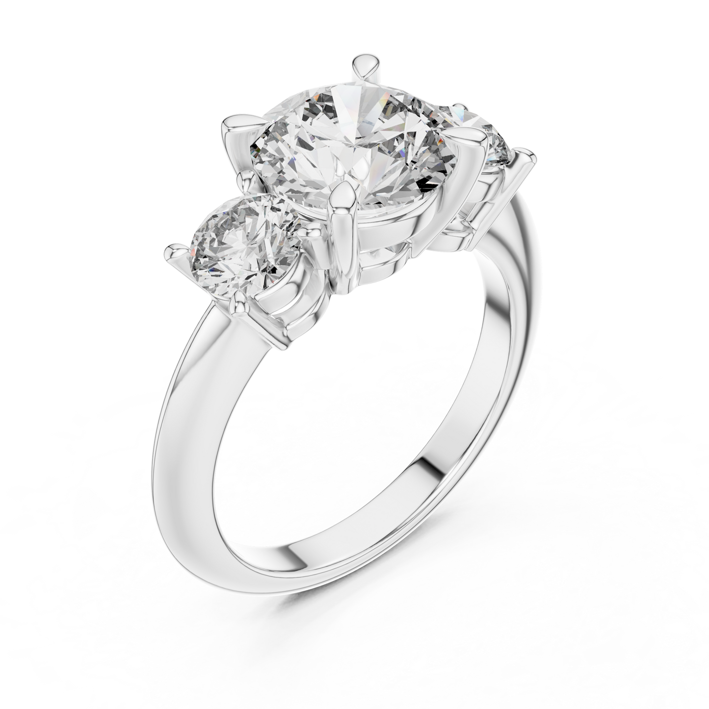 Ledis Three-Stone Diamond Ring