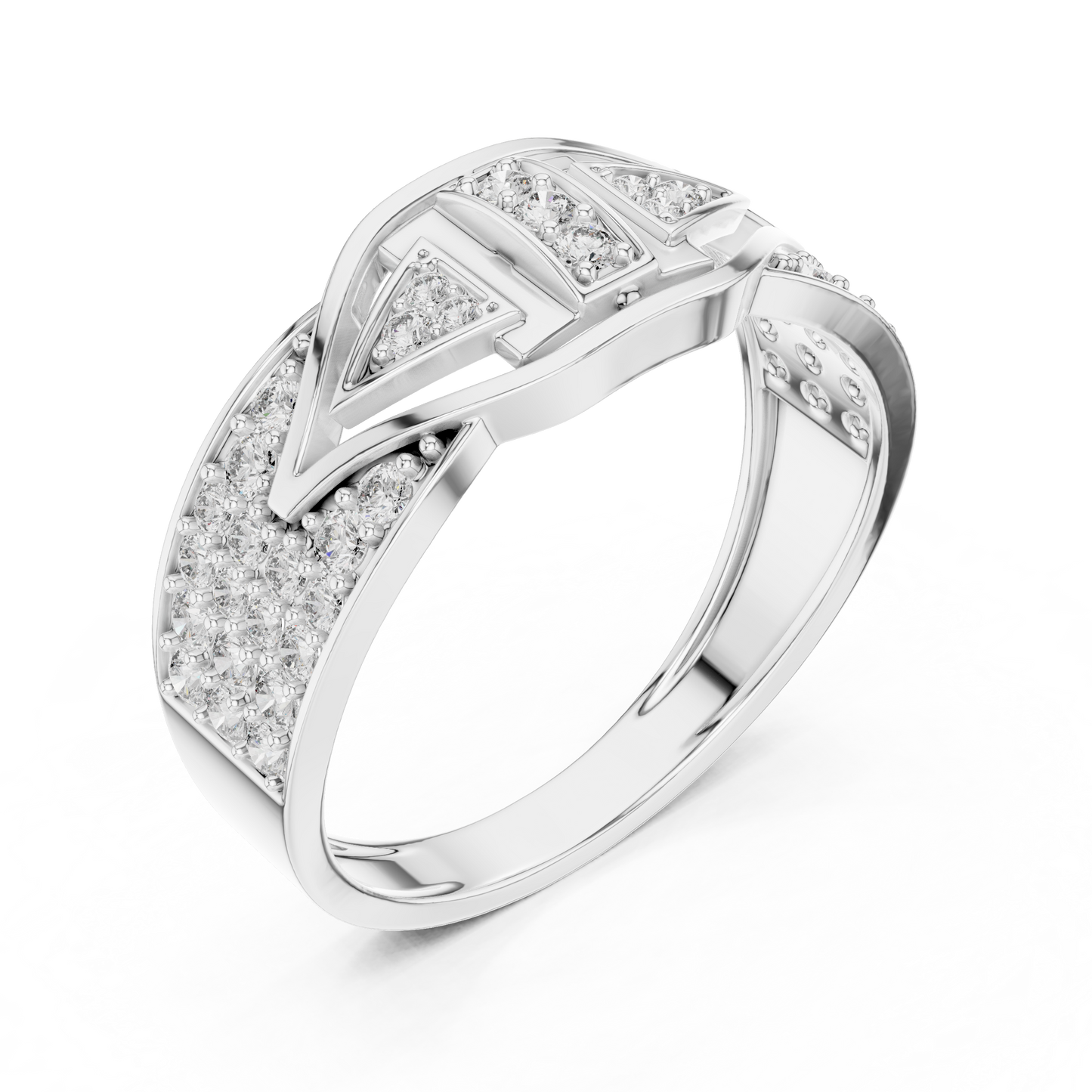 Pave Diamond Band Ring