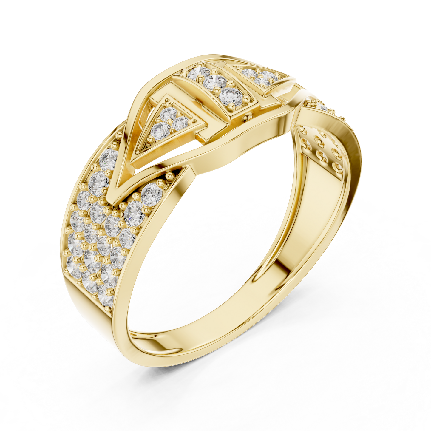 Pave Diamond Band Ring