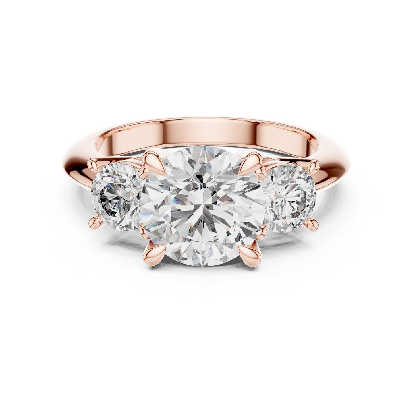 Ledis Three-Stone Diamond Ring