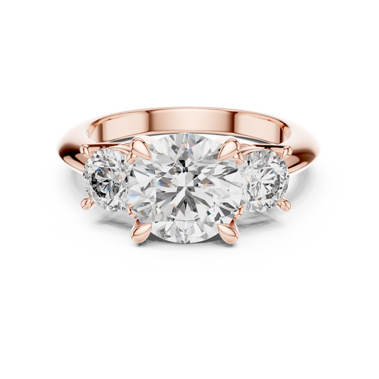 Ledis Three-Stone Diamond Ring