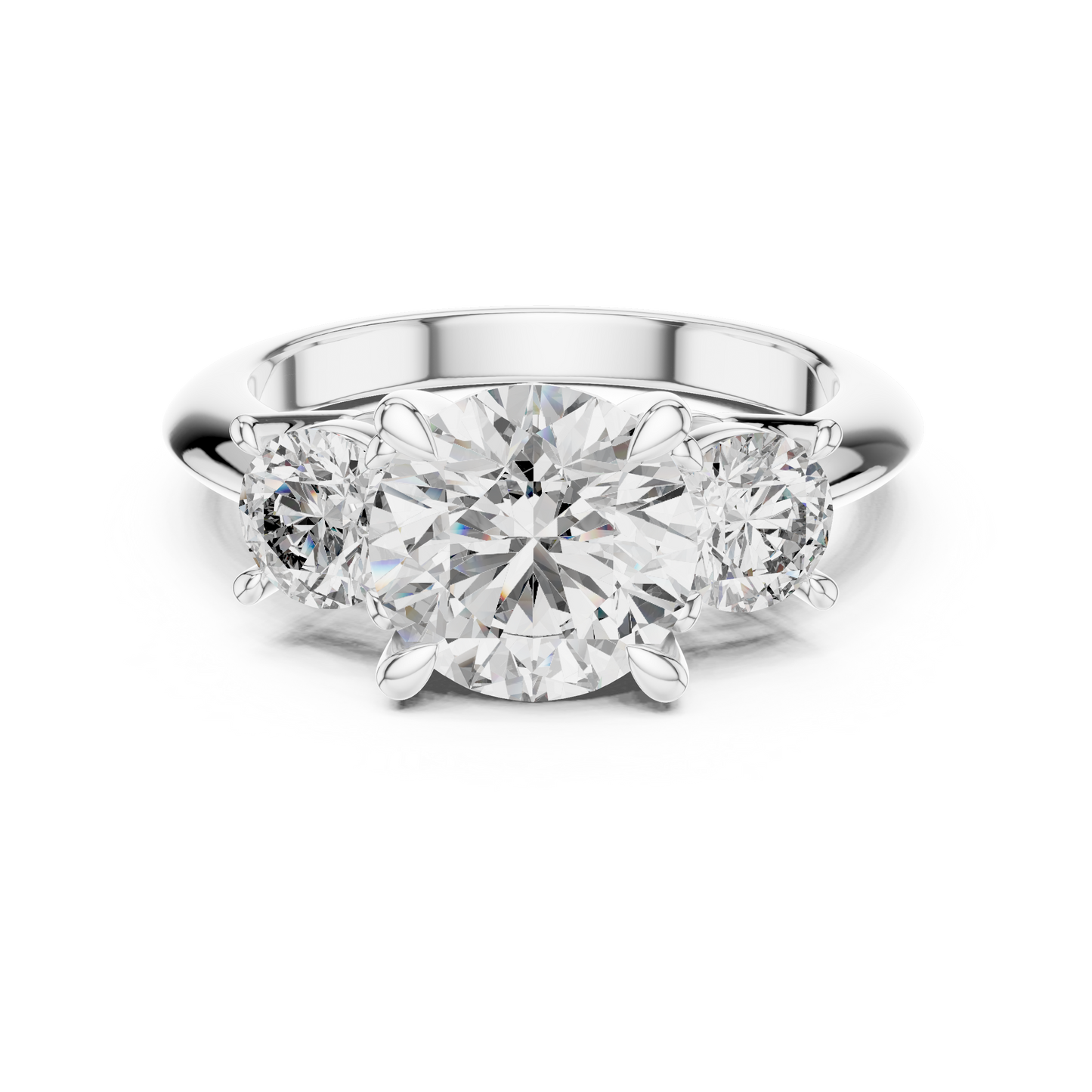 Ledis Three-Stone Diamond Ring