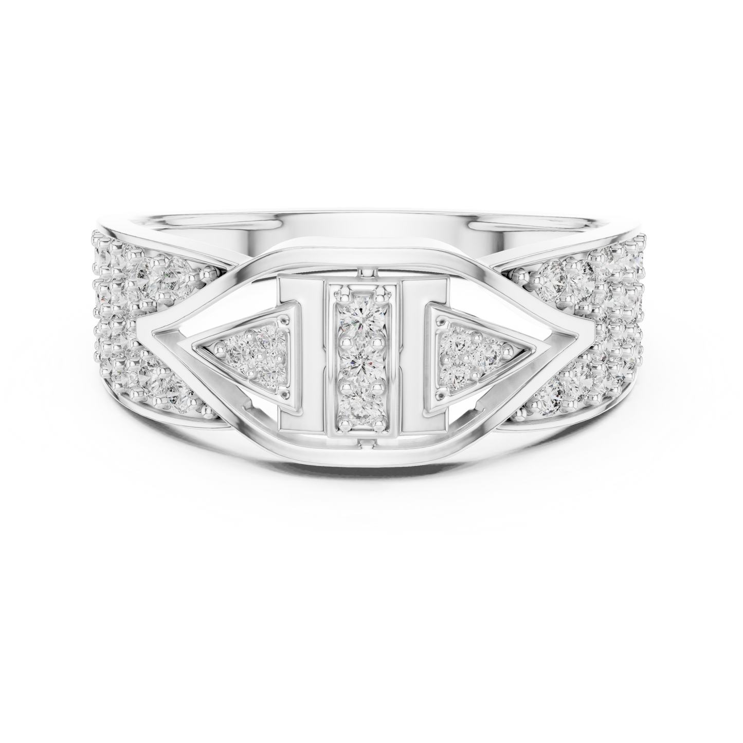 Pave Diamond Band Ring