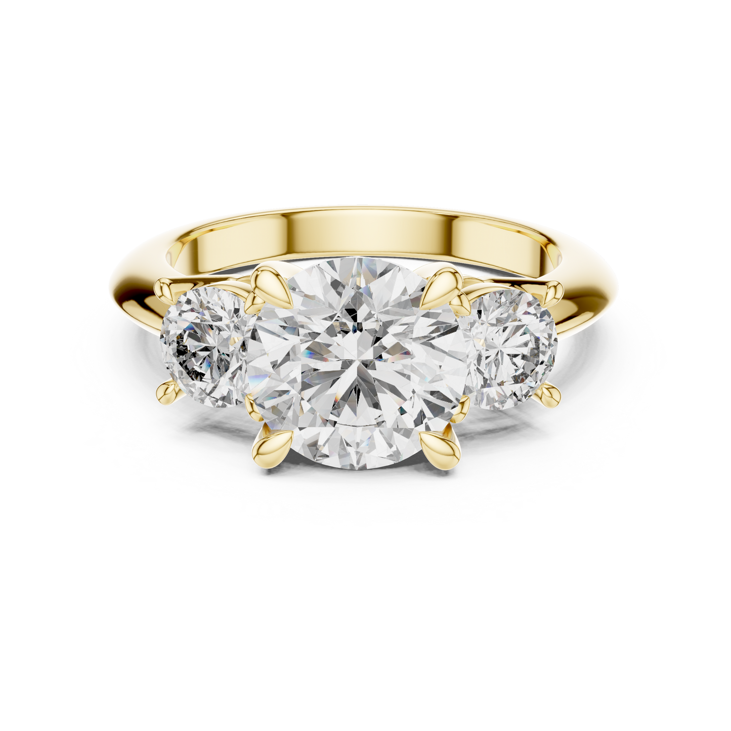 Ledis Three-Stone Diamond Ring