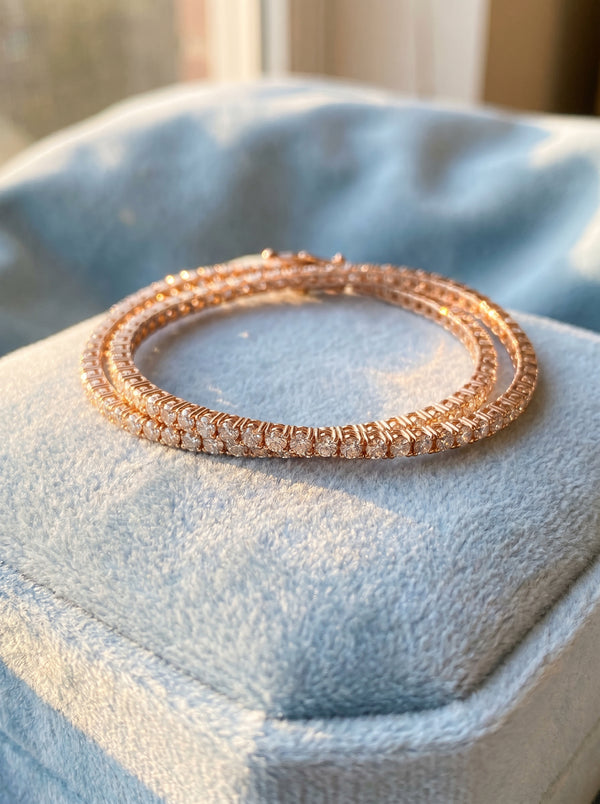 18KT White Gold Diamond Tennis Bracelet