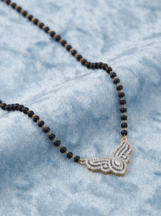 18KT Gold Diamond Mangalsutra