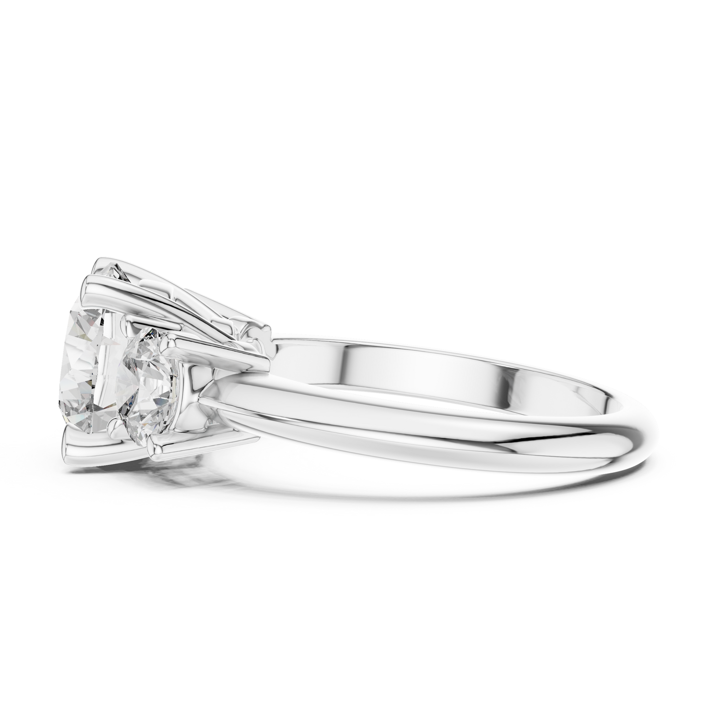 Ledis Three-Stone Diamond Ring
