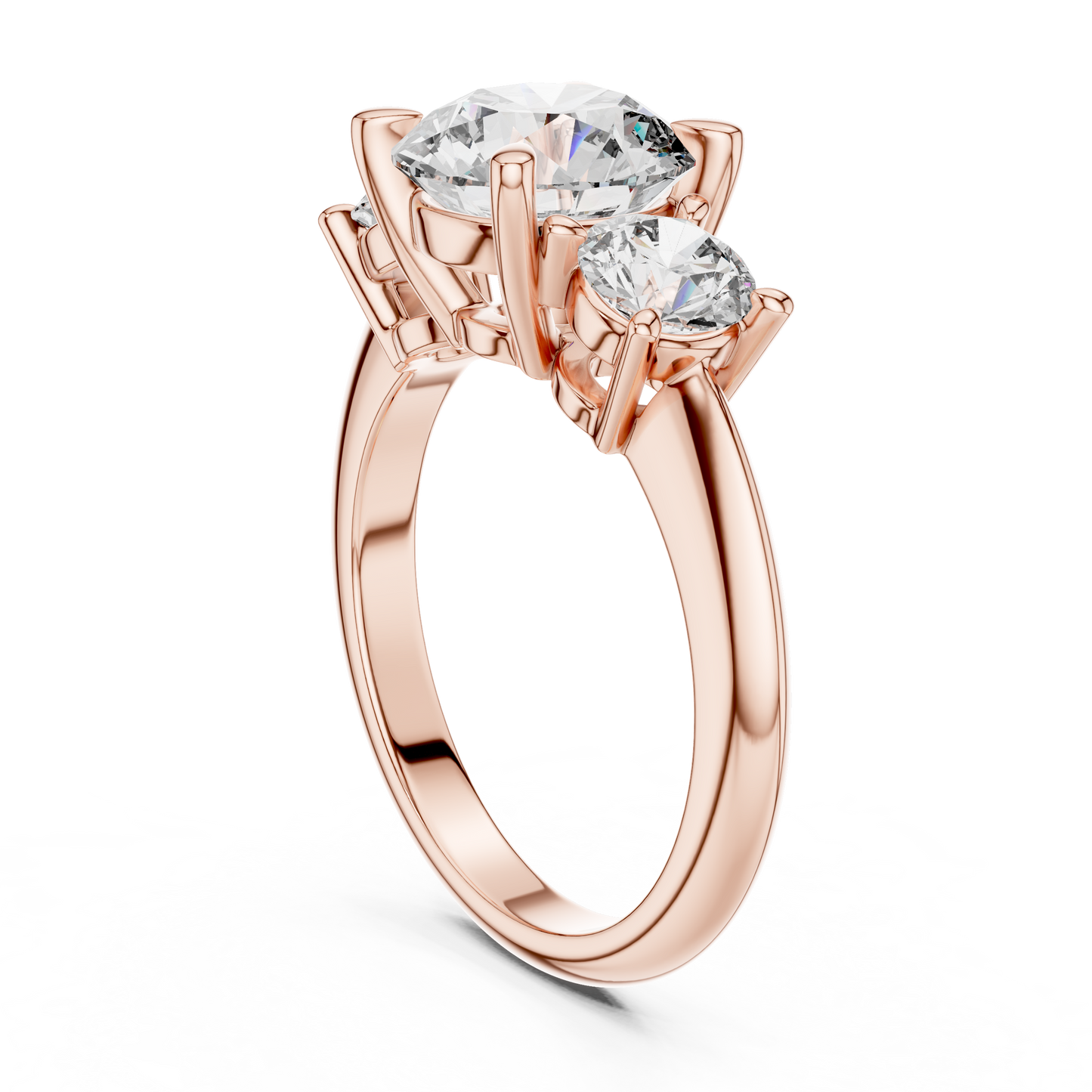 Ledis Three-Stone Diamond Ring