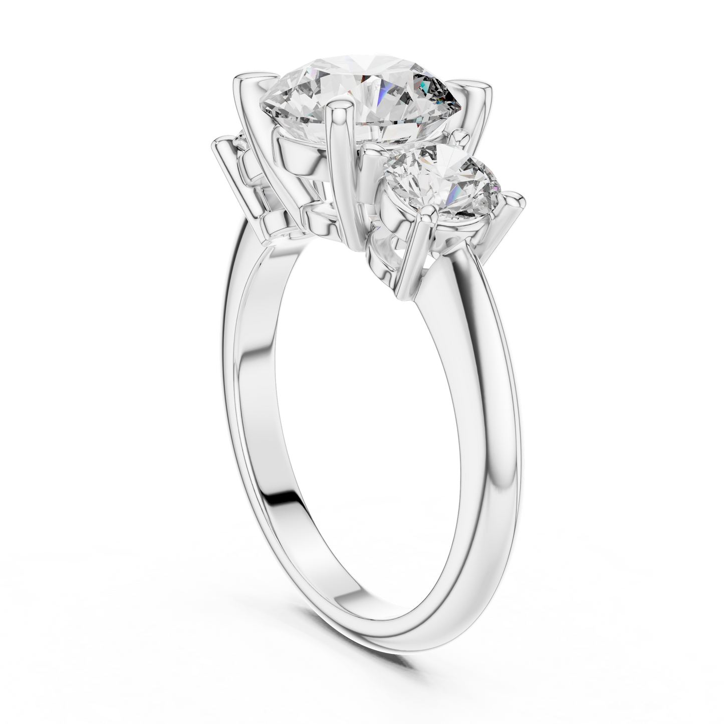 Ledis Three-Stone Diamond Ring