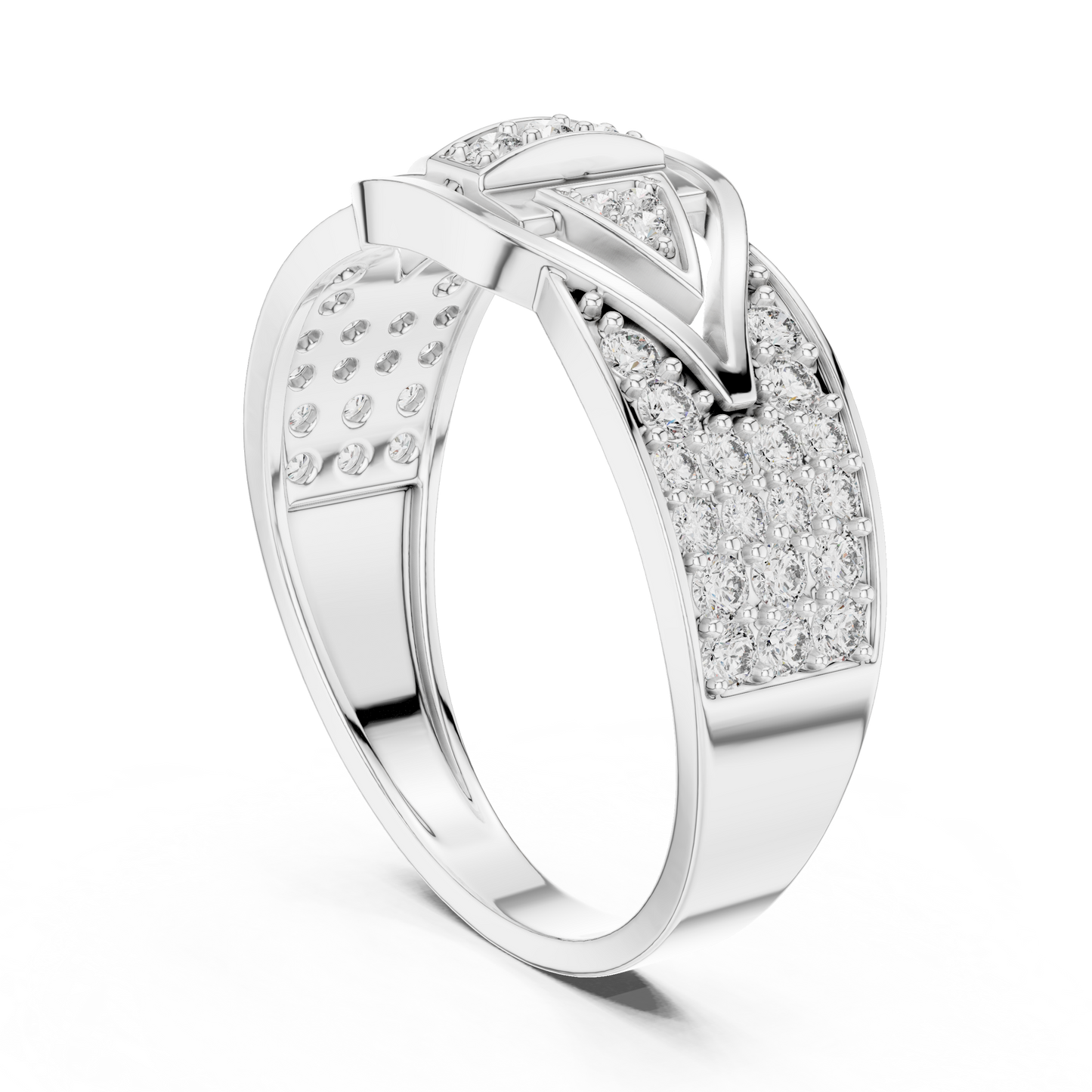 Pave Diamond Band Ring