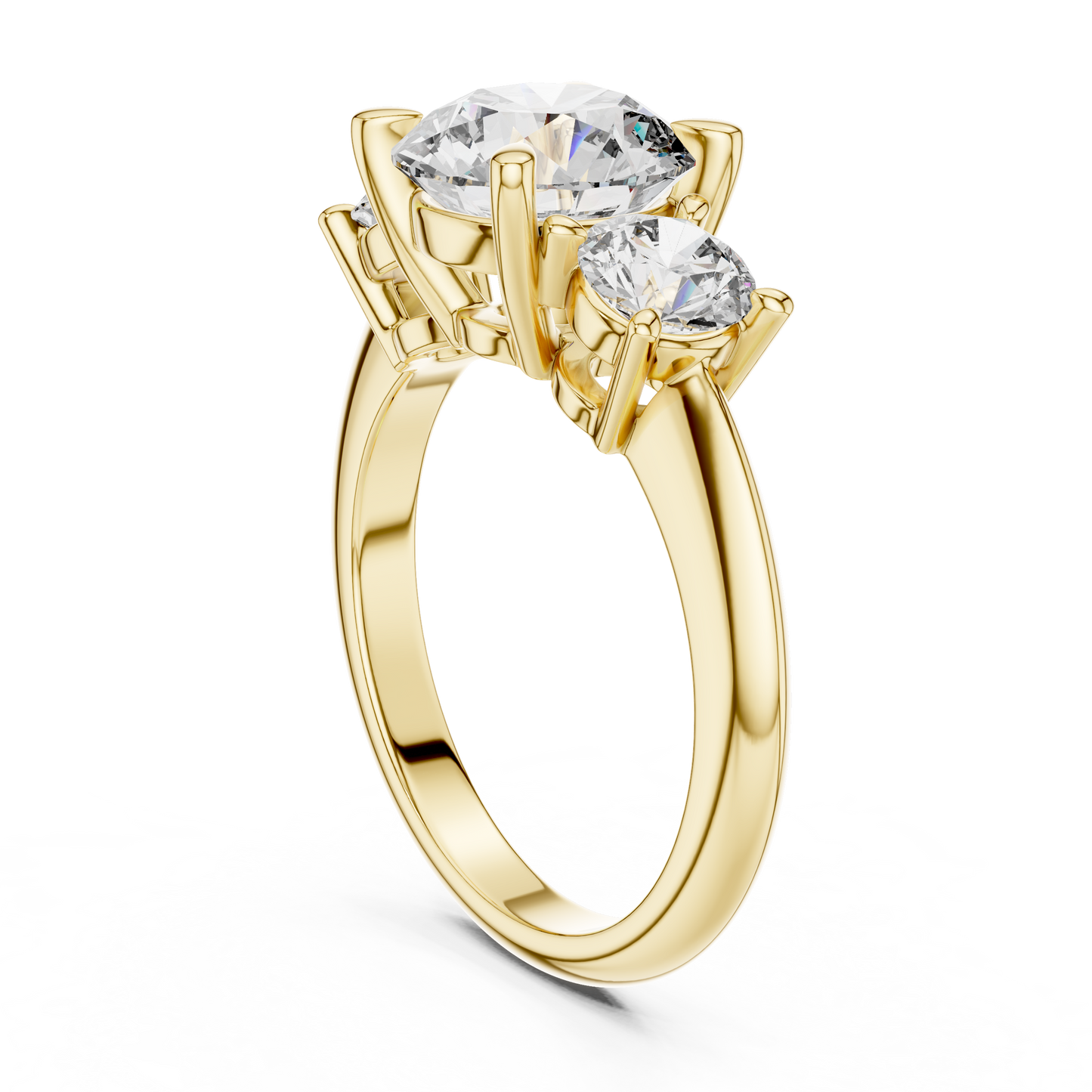 Ledis Three-Stone Diamond Ring