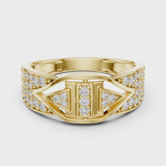 Pave Diamond Band Ring